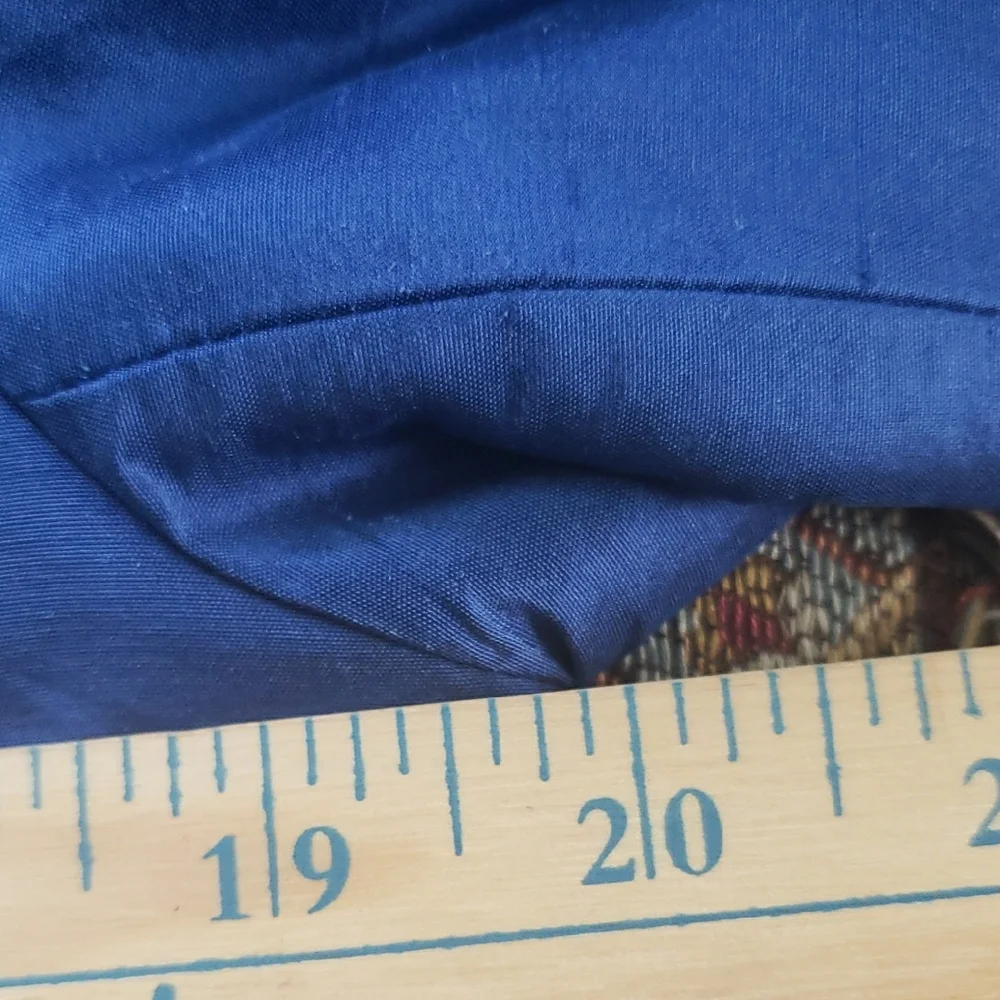 KIR Elegant Embellish Blue‎ 3 Pcs. Skirt Suit